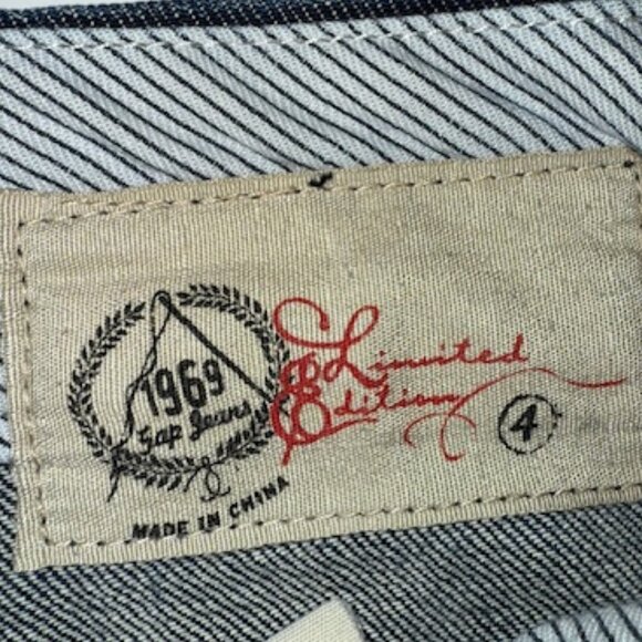 1969 GAP Jeans Limited Edition Stone-Washed  Pencil Skirt - Picture 8 of 10